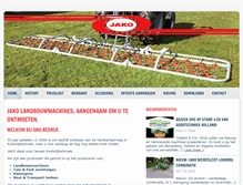 Tablet Screenshot of jako-landbouw.com